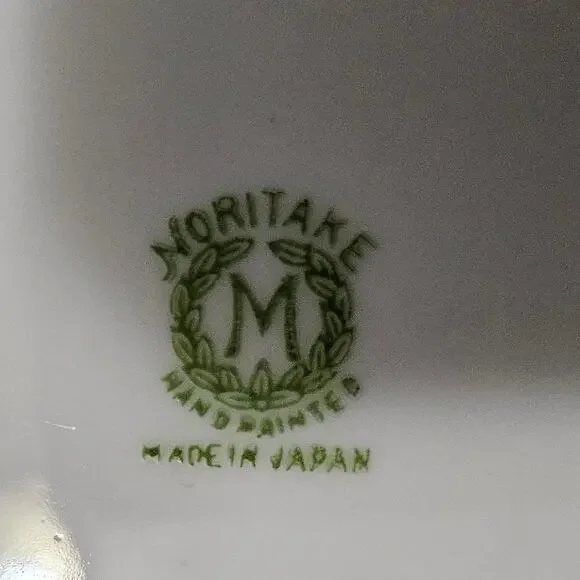 Noritake Hand Painted Sunset Landscape Serving Bowls Japan Pair - Picture 5 of 5